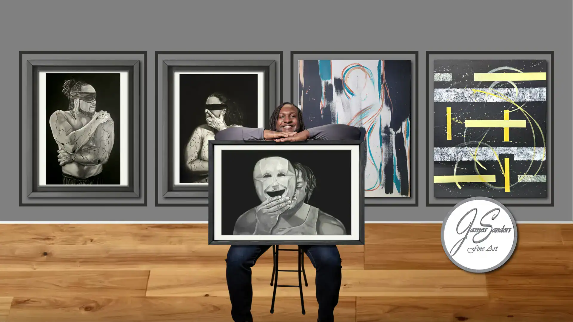 Featured Home Page Banner For James Sanders Fine Art