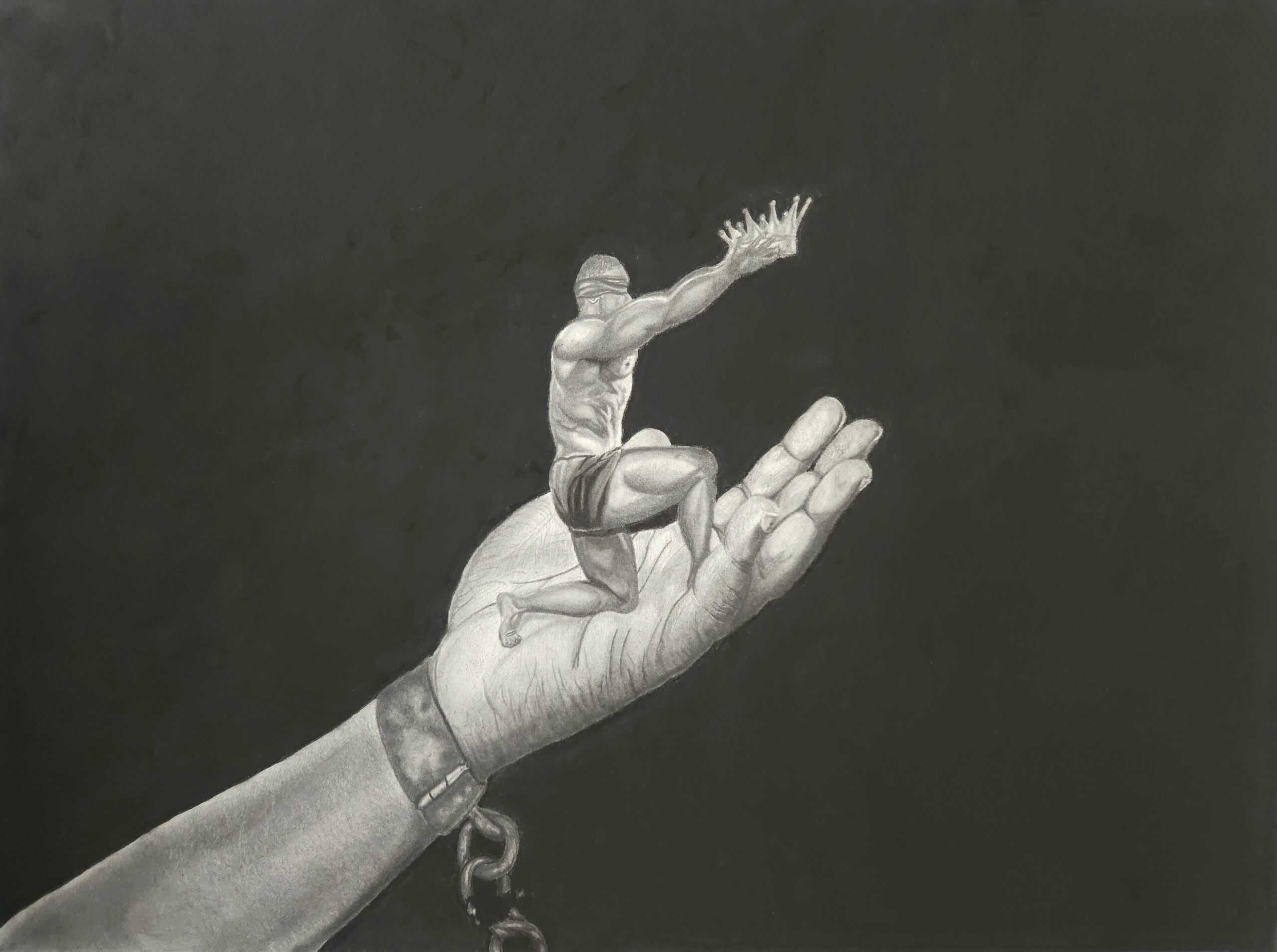Rooted in resilience, a visual depiction of the promise that regardless of the opposition, challenges, or oppression, we must remain steadfast on our journey toward what is truly ours.